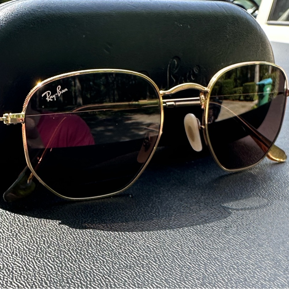 Ray-Ban octagon shape - GOLD